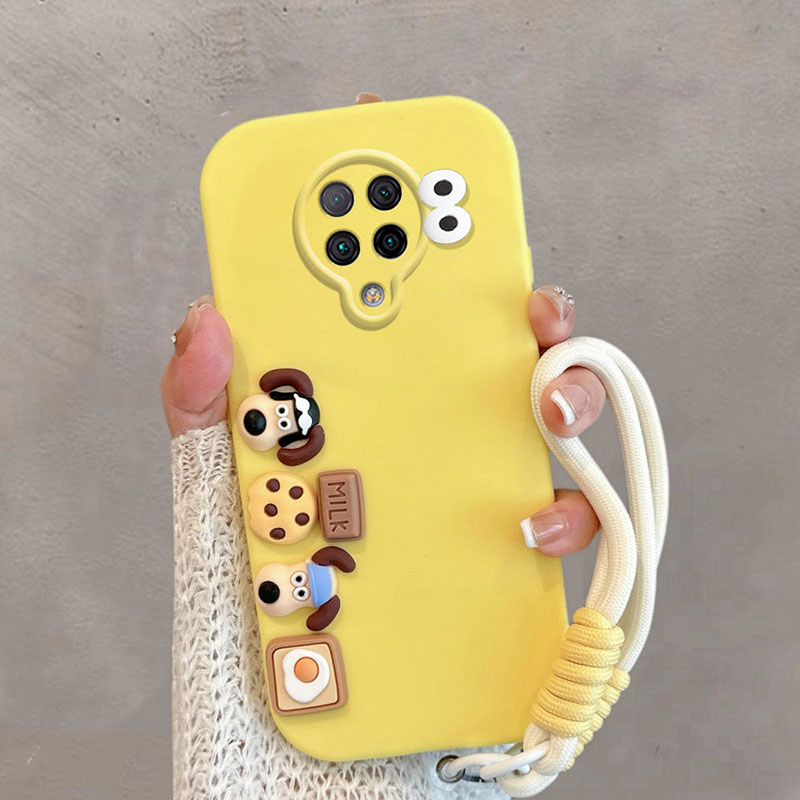 适用于红米k30pro手机壳卡通可爱小狗小米m2001j11c立体redmik30por5g变焦版创意新款全包防摔保护套软壳女