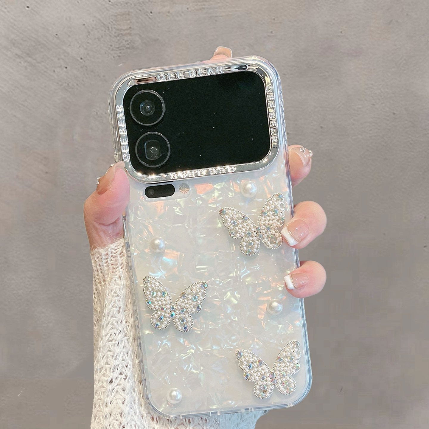 适用于小米17pro手机壳17promax半透明新款女25098PN5AC小清新xiaomi十七por蝴蝶pm高级感17p防摔pmax保护套