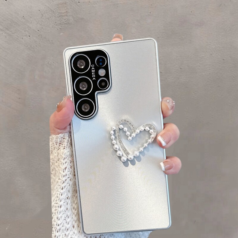 适用于三星Galaxy S25手机壳s25+新款s25ultra极光s25plus加简约十爱心创意女s25u全包防摔高级感手链保护套
