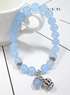 玉髓吊坠水晶手饰品送女友礼物