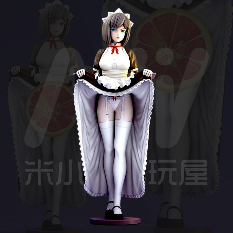 [白模 要自己上色]伊东千岁嫌弃脸女仆 14k光固化白模赠眼睛水贴