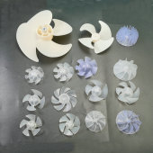 电吹风冰箱马达电机风扇叶轮理发店风筒玩具风扇电机塑料散热风叶