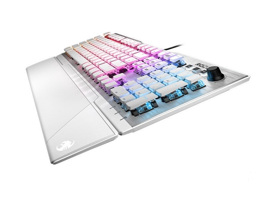 冰豹/ROCCAT瓦肯Vulcan122泰坦茶轴艾摩全彩透明机械键盘