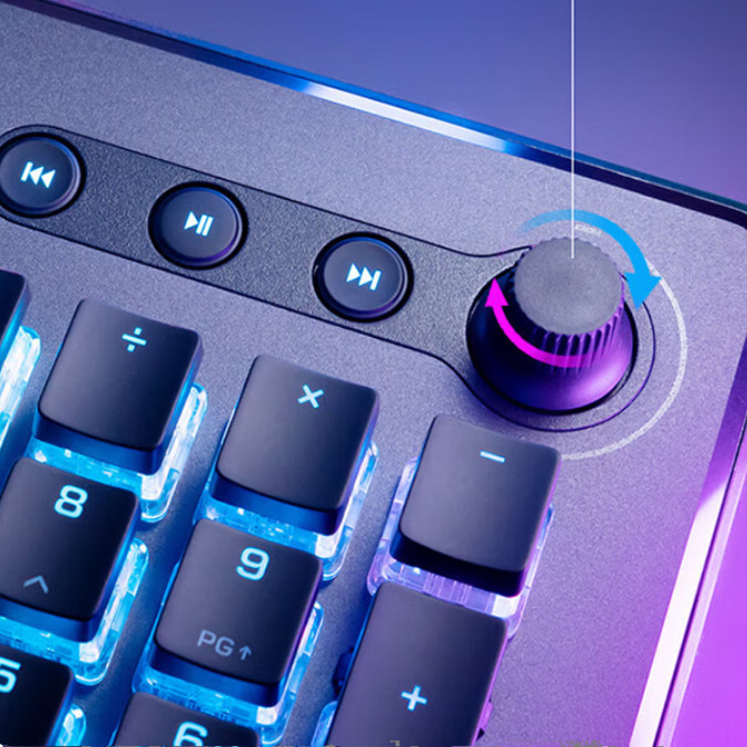 ROCCAT/冰豹VULCAN II MAX 炫酷黑机械游戏有线光轴电竞键盘