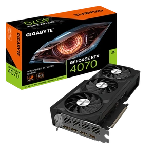技嘉 GeForce RTX4070 WINDFORCE OC V2 12G风鹰黑神话悟空显卡