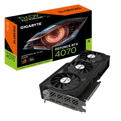 技嘉 GeForce RTX4070 WINDFORCE OC V2 12G风鹰黑神话悟空显卡