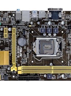 Asus/华硕 H81M-E Intel DDR3 DIMM 1150支持i5 4590 i7