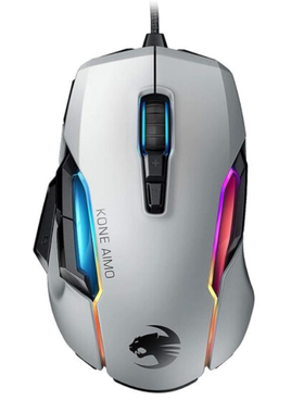 冰豹AIMO Remastered艾摩大师RGB灯光ROC-11-820-WE/BK鼠标库存品