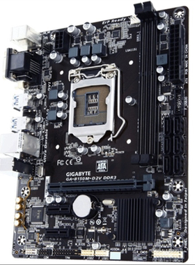 Gigabyte/技嘉 GA-B150M-D2V  LGA1151 Micro ATX台式机游戏主板