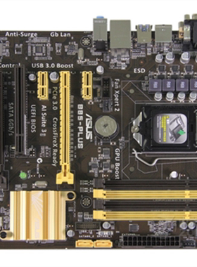 Asus/华硕 B85-PLUS 台式机B85主板LGA1150 DDR3