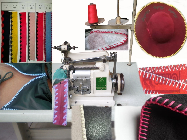 贝形饰边花样机贝形包边机