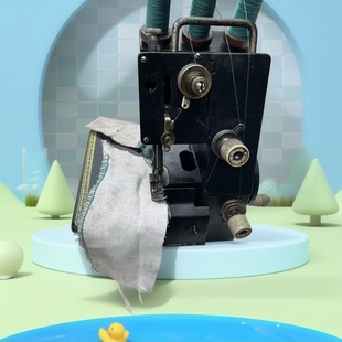 手摇家用锁边机/码边机/缝边机/包缝机 玩具模型缝纫机衣车