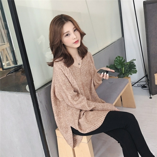 New Korean version of loose and lazy Pullover Sweater in autumn and winter 2020