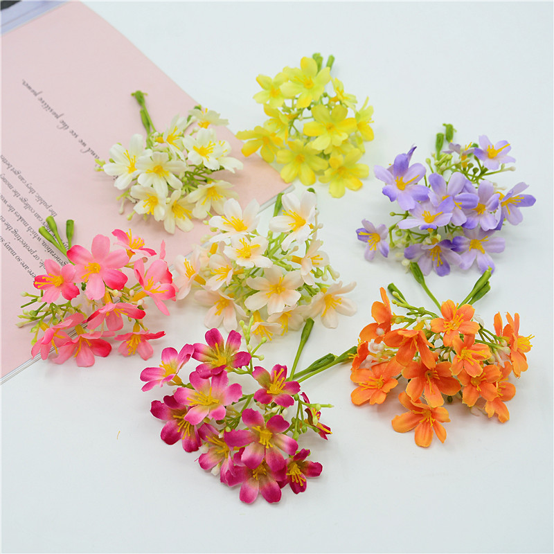 仿真瑞香花串假花绢花人造花婚庆花墙布置花艺花材花盒材料包配花图片
