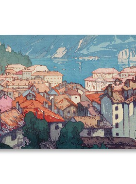 适用于苹果笔记本 Macbook air pro 13 15寸保护壳套 淡雅红房子