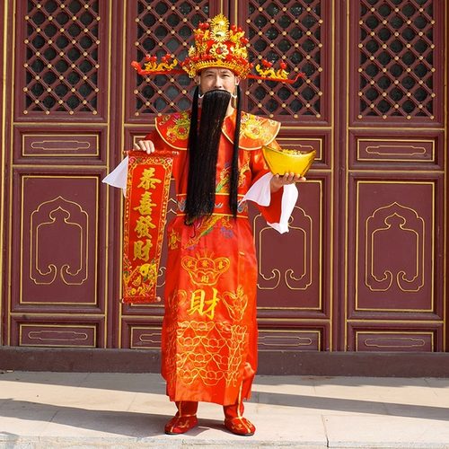 出租汉服财神服装可用5天99新