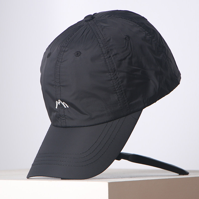 山峰薄款速干透气刺绣帽子男女通用跑步帽防晒遮阳帽鸭舌帽棒球帽