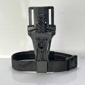 战术低腰枪套绑腿板 腰封下沉板 黑鹰枪套cqc沙发里兰molle腰板