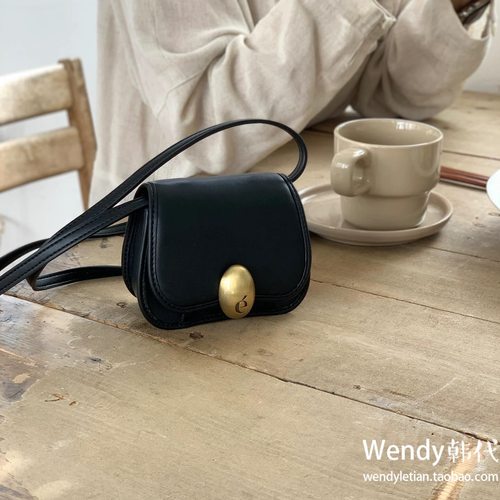 韩国代购小众设计师 archivepke 超迷你单肩斜挎小包鸡蛋包egg
