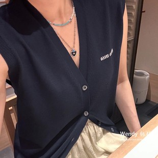 ssil 爱心桃心项链 直邮～韩国代购 小众设计师S_S.IL