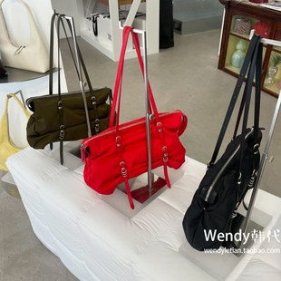 褶皱单肩手提包overpacker 新款 韩国代购 小众margesherwood