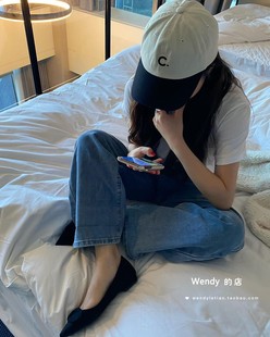 字母棒球帽鸭舌帽刘亦菲金智媛同款 直邮～韩国代购 小众clove