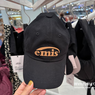 牛津贴布软顶字母棒球帽 新款 帽子鸭舌帽 小众emis 韩国代购