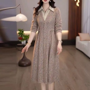 2755 新款 时尚 领保暖显瘦气质款 8222 衬衫 连衣裙 衣雅优选