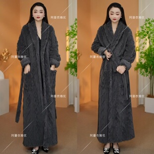 加长加大加厚男女同款 浴袍睡衣 升级版 2516 衣雅优选 8055