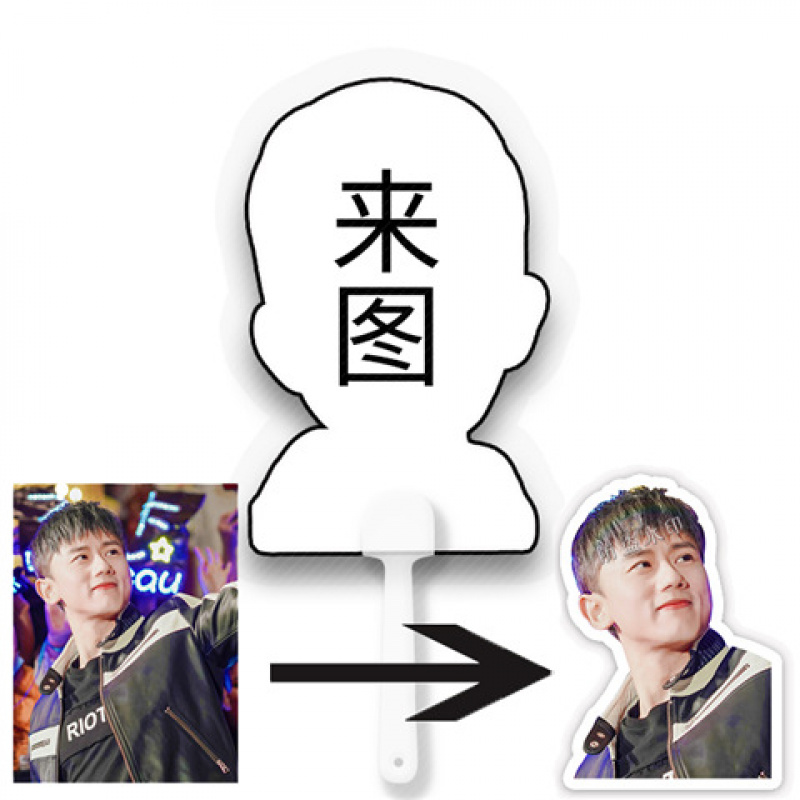 林忆莲大头扇子接机牌演唱会应援