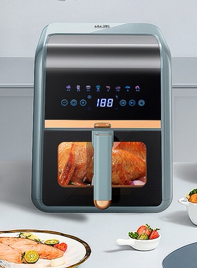 山本5L空气炸锅S-JC50TS-VS大容量家用 可视化无油低脂电炸锅