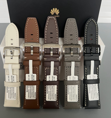 二手原装真皮表带拆机Watch3Pro/Watch4 Pro/gt5/gt4/gt3腕带表链