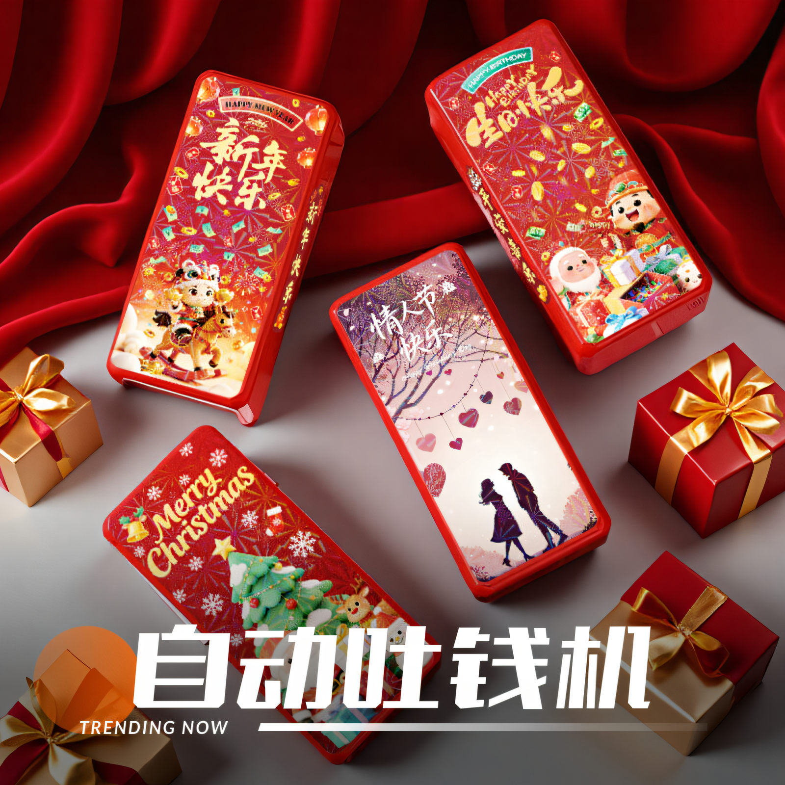 遥控吐钞机喷钱惊喜盒子马年创意小礼品盒520送女男朋友生日礼物