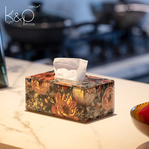 KP轻奢家用客厅高级感抽纸盒