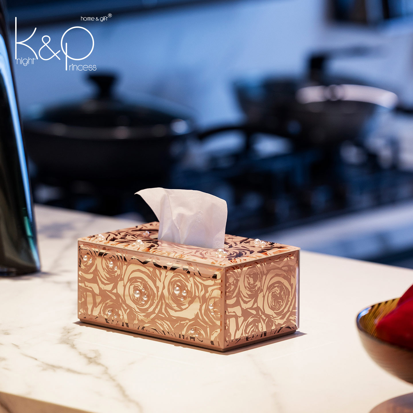 KP高級感家用餐巾紙抽紙盒