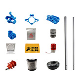 高压脉冲电子围栏终端杆承力杆绝缘子合金线避雷器警示牌底座配件