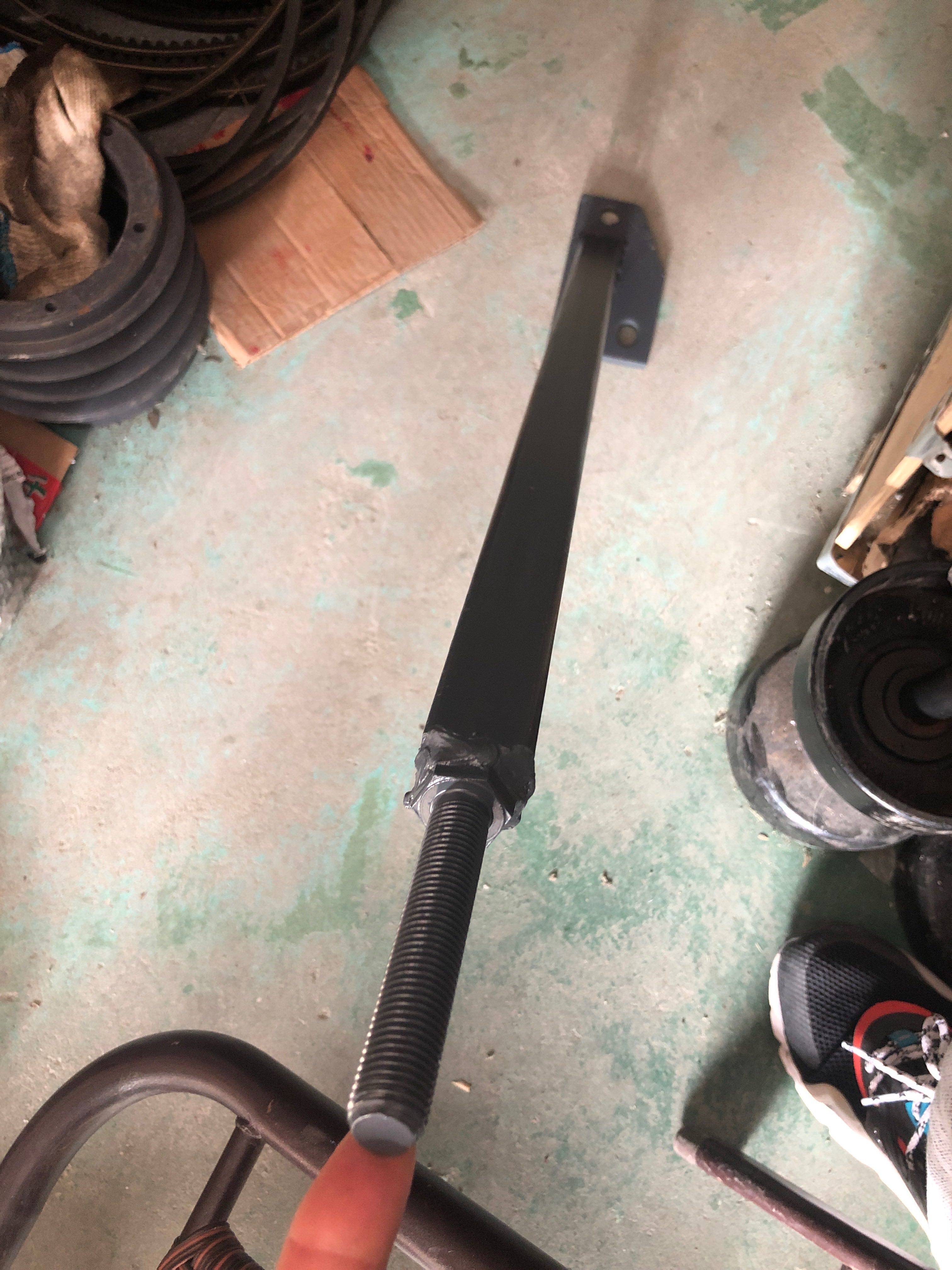 新雷沃rg50水稻收割机配件原厂割台斜拉杆促