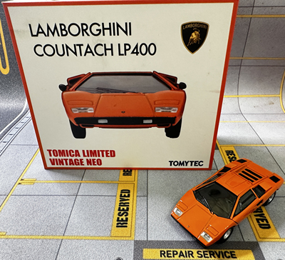 多美卡TOMYTEC TLV 日版兰博基尼LP400橘色全新