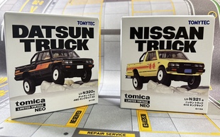 TOMYTEC多美卡TLV达特桑皮卡货车港版 N321a合金车车模全新 N320a