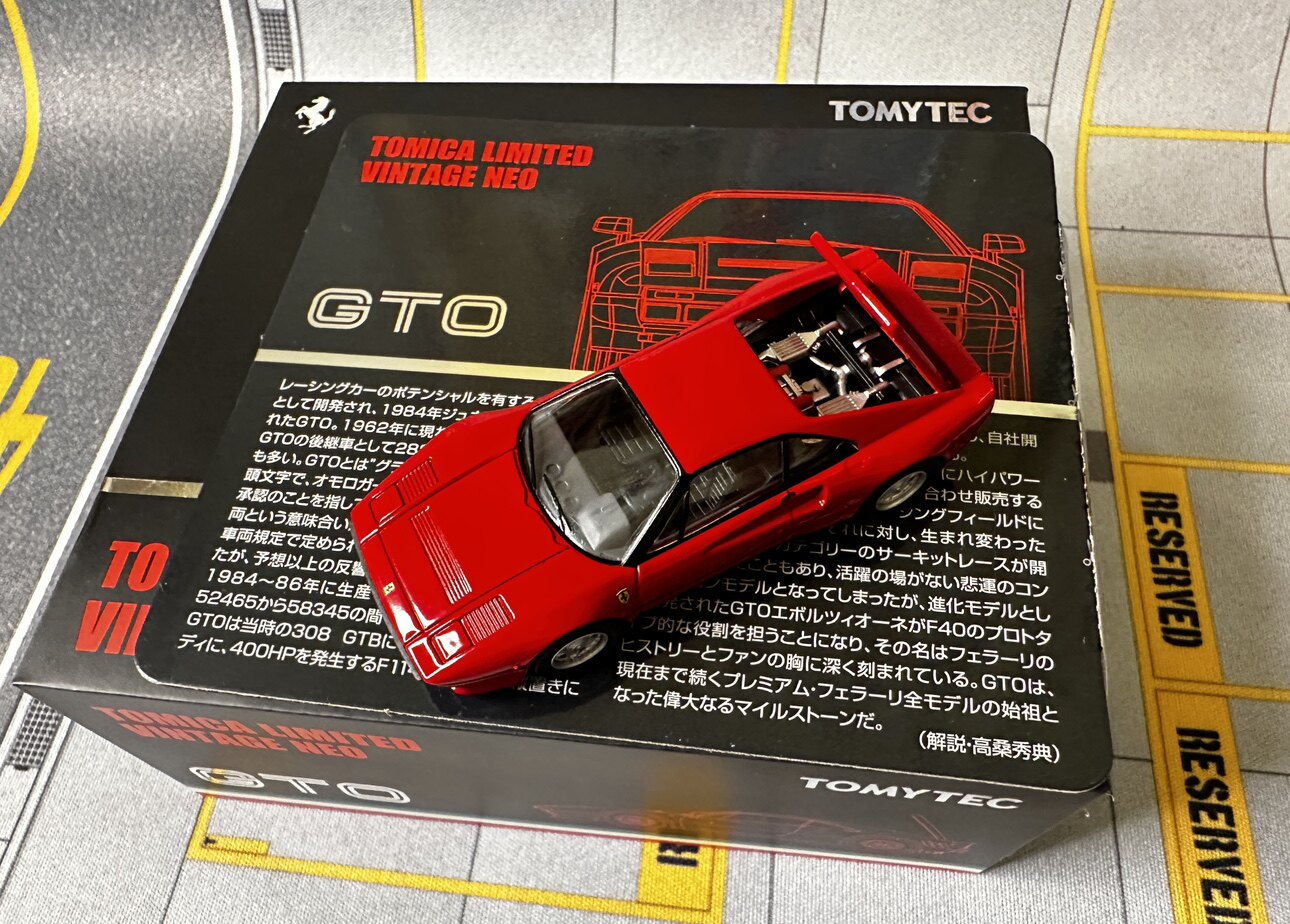 多美卡TOMICA TLV红色GTO马王合金车车模全新如图图片