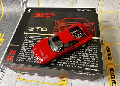 多美卡TOMICA TLV红色GTO马王合金车车模全新如图