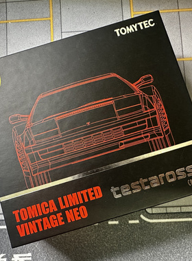 TOMYTEC TLV 法拉利Testarossa红色合金车模全新