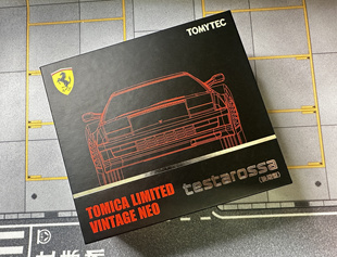 TOMYTEC TLV 法拉利Testarossa红色合金车模全新