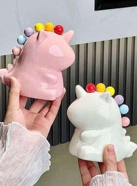 AQ可爱独角兽水果叉收纳套装多巴胺不锈钢小叉子