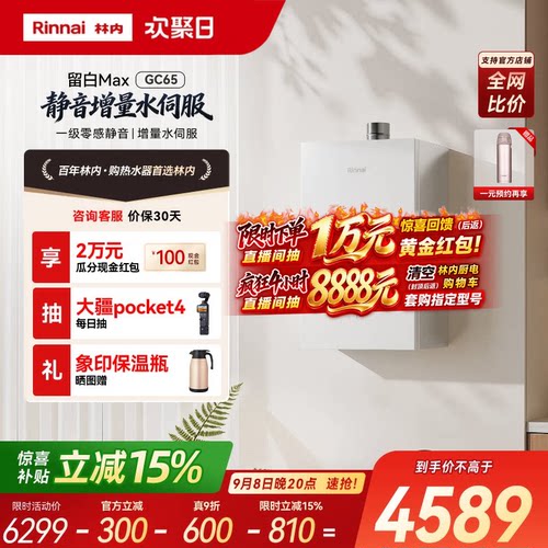 林内留白一级静音GC65玻璃水伺服