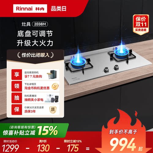 Rinnai/林内大火力燃气灶