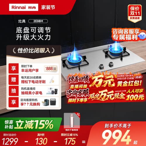 Rinnai/林内大火力燃气灶