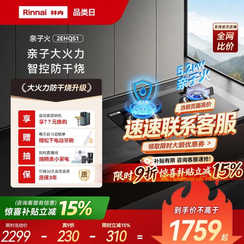 【新品上市】林内烟灶套装