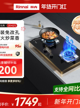 林内Rinnai燃气灶定时家用嵌入式台式猛火天然气07/08MTX