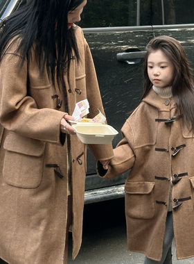 乔伊思童装亲子款女童羊毛大衣